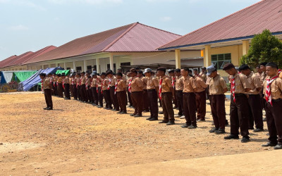 Perkemahan Tamu Tegak dan Bantara SMK Negeri 6 Berau: Membangun Kemandirian, Kebersamaan, dan Karakter Pramuka